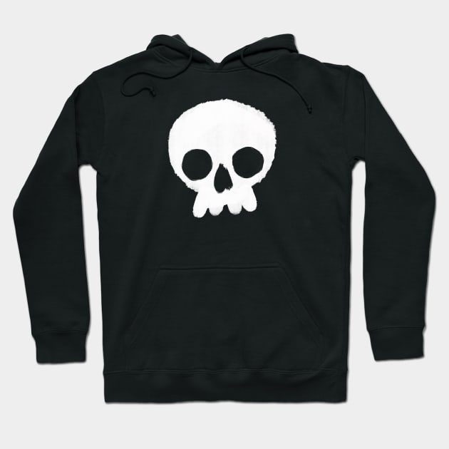 simple skull Hoodie by JIVe